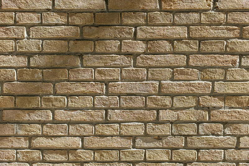 brown cinder brick wall, HD wallpaper