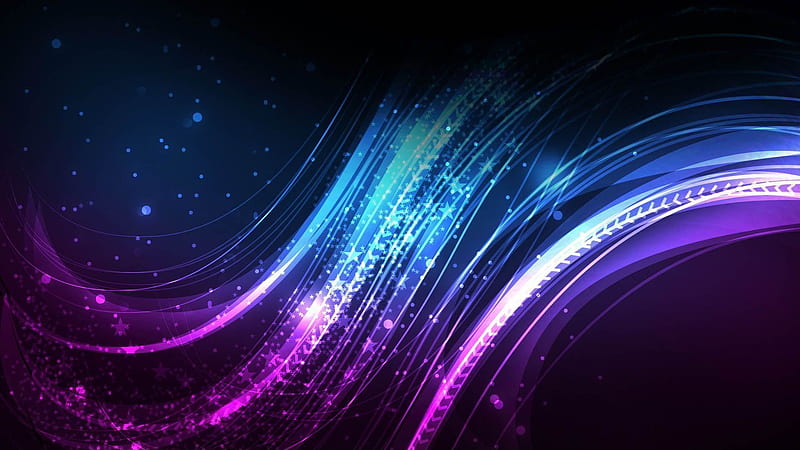 Blue and Purple Abstract - , Blue and Purple Abstract Background on Bat, Purple and Teal, HD wallpaper