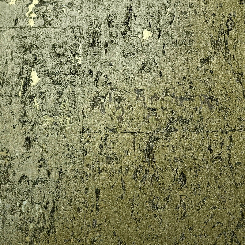 WM182001 Real natural cork Dark Gold metallic textured – wallcoveringsmart, Dark Green Textured, HD phone wallpaper