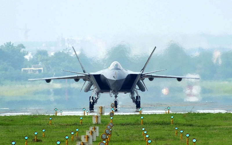 fighter, Chengdu J-20, Chinese fighter, China Air Force, aircraft, China, HD wallpaper