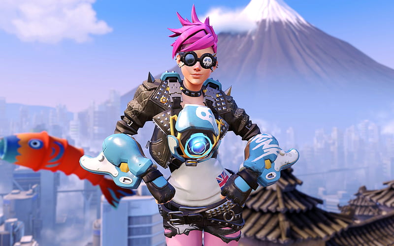 Tracer Overwatch Girl, overwatch, games, xbox-games, ps-games, pc-games, HD wallpaper