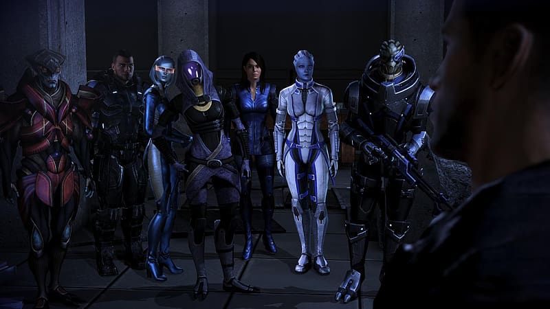 Mass Effect, Video Game, Tali'zorah, Mass Effect 3, Garrus Vakarian, Liara T'soni, Ashley Williams, Edi (Mass Effect), James Vega, Javik (Mass Effect), HD wallpaper