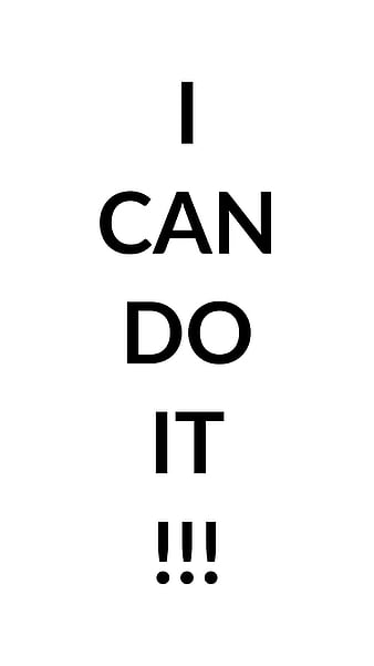 I Can Do It