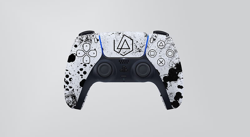 Playstation 5 controller Linkin park by... Ultra, Computers, Hardware, alighasaby, music, linkinpark, games, playstation, controller, playstation 5, HD wallpaper
