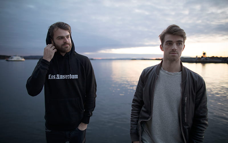 The Chainsmokers, EDM, DJs, American duo Andrew Taggart, DJ, Alex Pall, HD wallpaper
