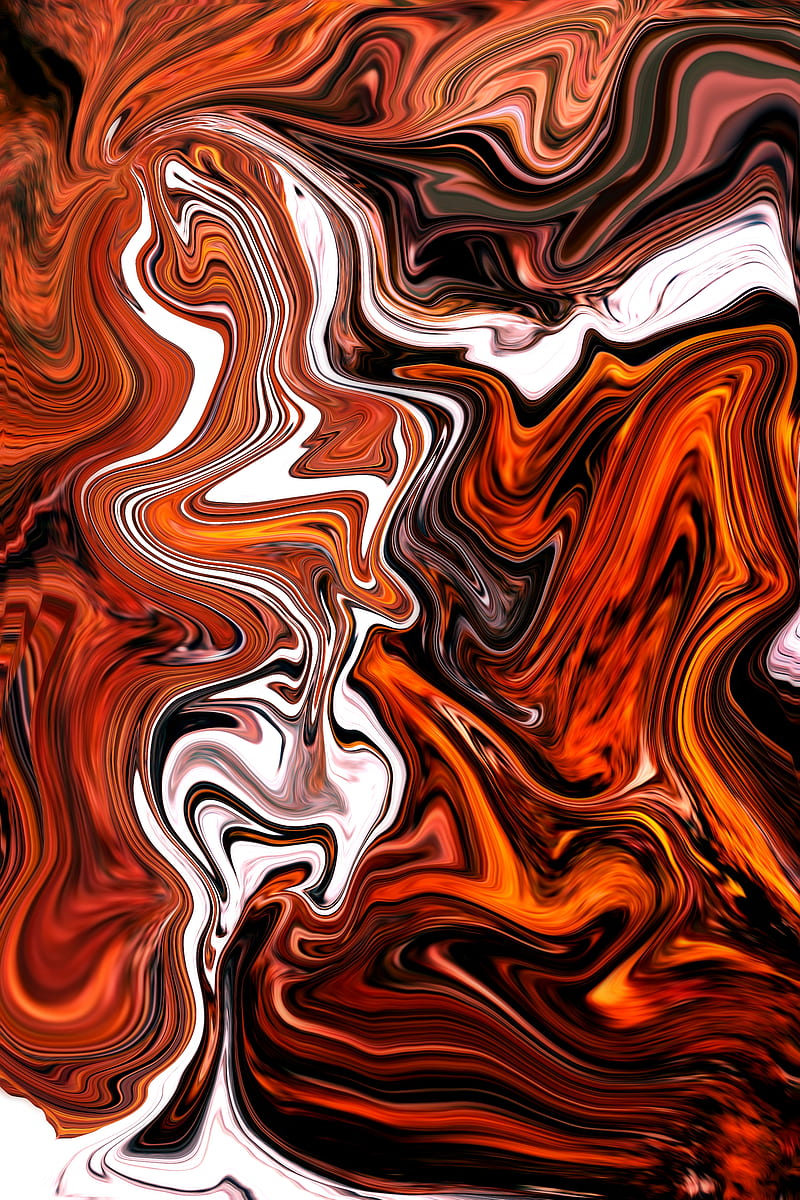 Fluid Lava, cool, high, orange, plus, HD phone wallpaper