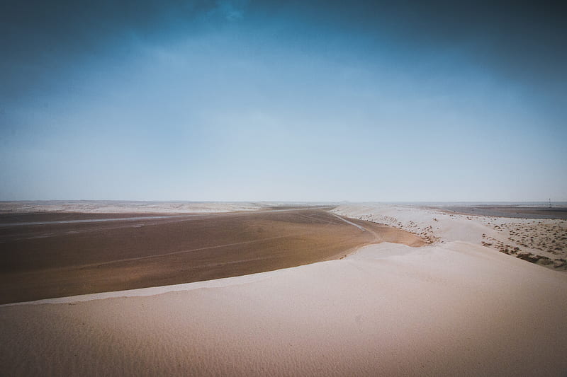 the land of Qatar, desert, doha, sand, HD wallpaper