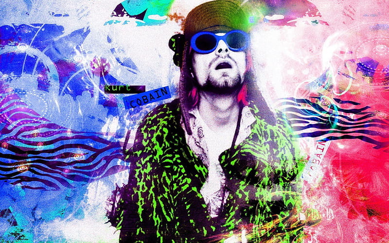 Kurt Cobain, singer, guys, creative, HD wallpaper