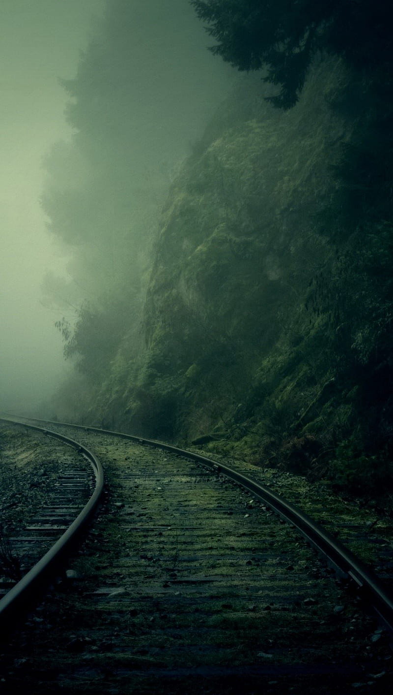 Railroad Q, edge, landscape, nature, nice, s6, HD phone wallpaper