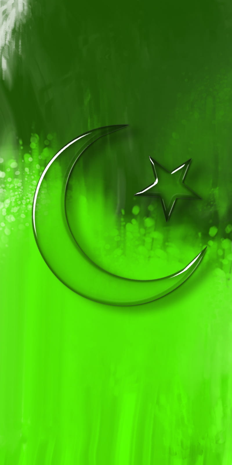 Muslim , allah, bangladesh, green, india, makkah, mecca, moon, pakistan, star, HD phone wallpaper