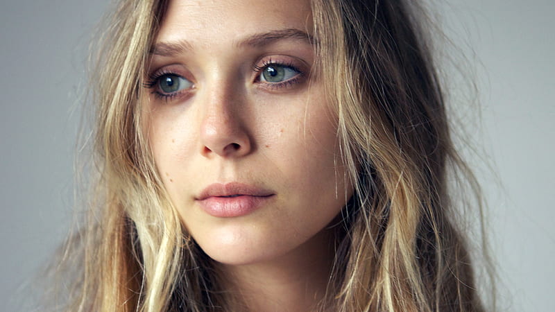 Elizabeth Olsen Closeup, elizabeth-olsen, celebrities, girls, closeup, face, HD wallpaper