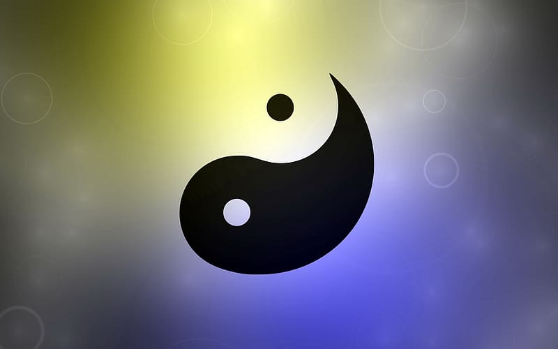 Religious, Yin & Yang, HD wallpaper