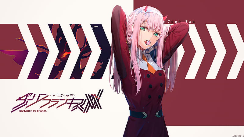 Anime, Darling in the FranXX, Zero Two (Darling in the FranXX), HD wallpaper