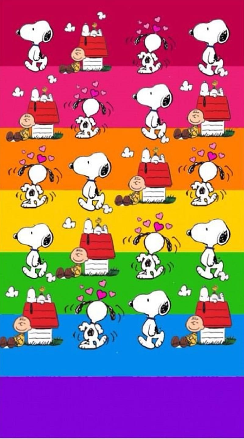 Snoopy, cartoon, dog, HD phone wallpaper
