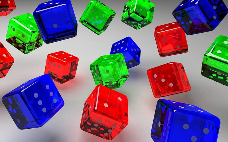 dice, game, numbers, cubes, HD wallpaper