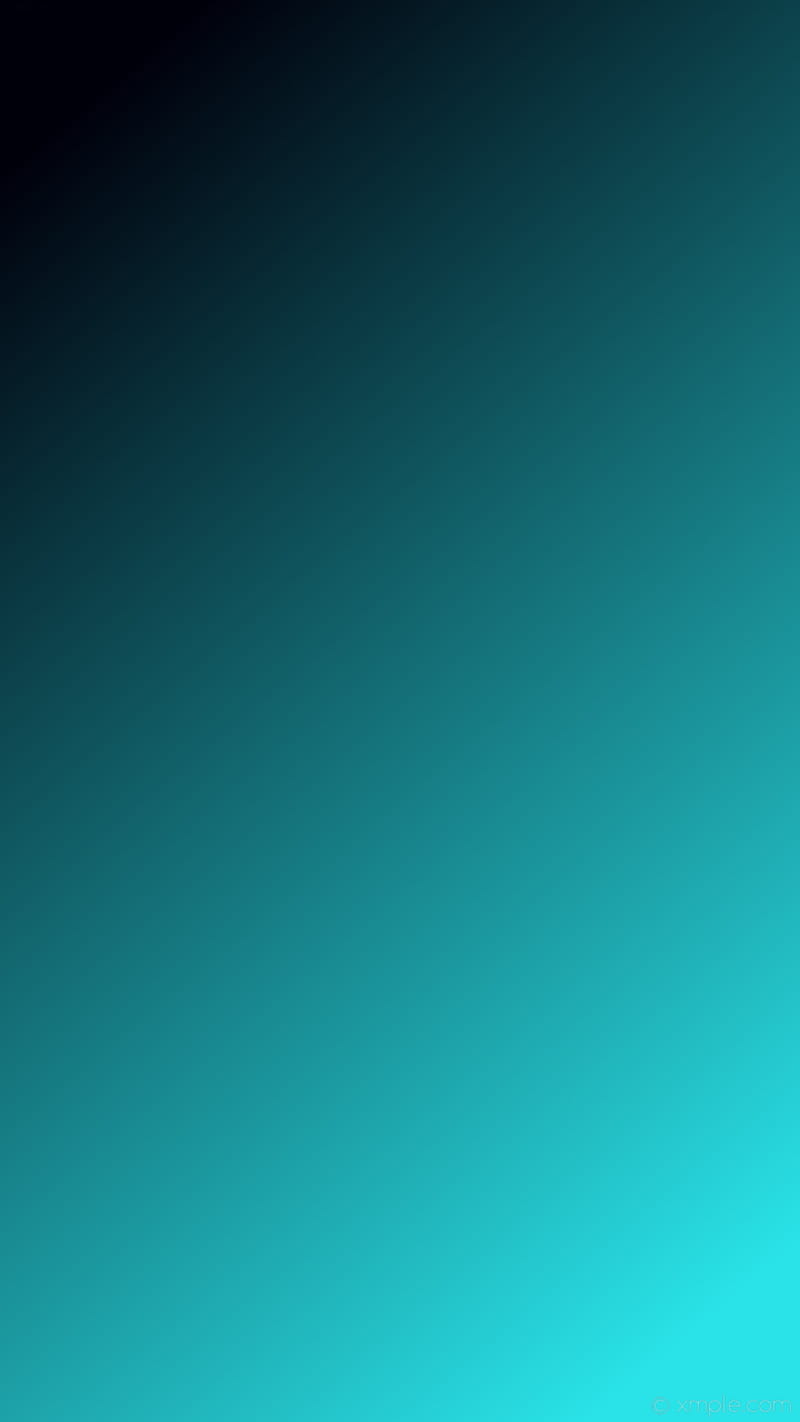 Black Cyan Gradient, blue, color, colors, neon, simple, solid, HD phone wallpaper