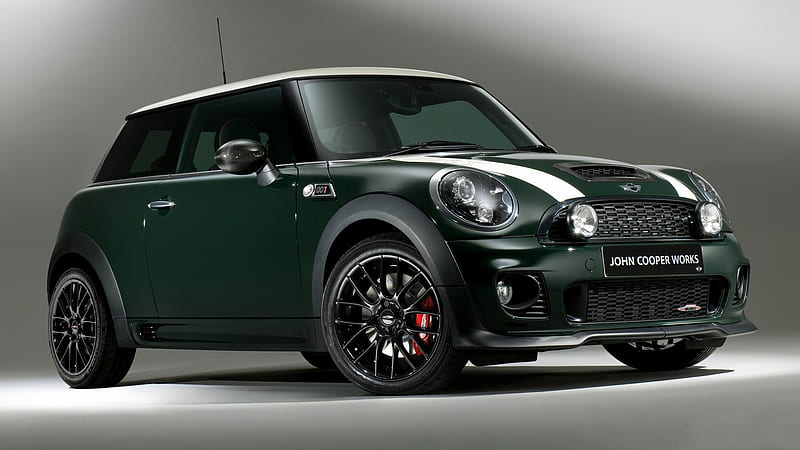 Mini, Mini John Cooper Works World Championship 50, Car, Green Car, HD wallpaper