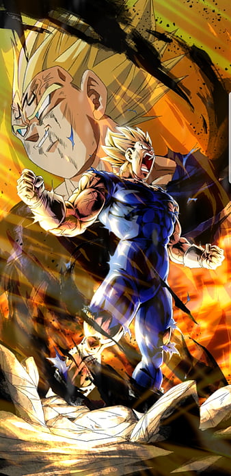 Goku vs Majin Vegeta, dbz, dragon ball z, ssj2, super saiyajin 2, HD  wallpaper