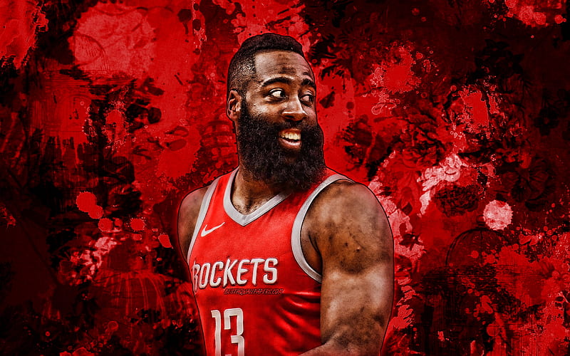 James Harden Nba Nike Houston Rockets Basketball American Rockets Red Hd Wallpaper Peakpx