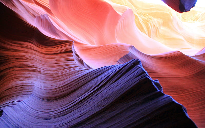 USA Arizona Antelope Canyon Rock Curve, HD wallpaper