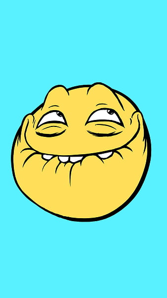 Troll Face HD Wallpaper - Vibrant Meme Background by robokoboto