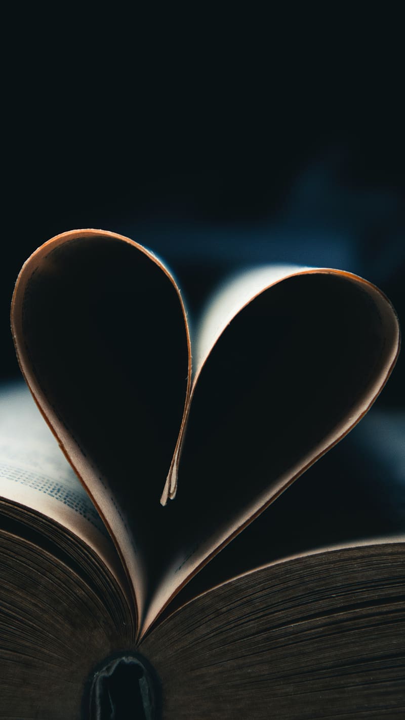 Heart, Book Papers, love, HD phone wallpaper | Peakpx