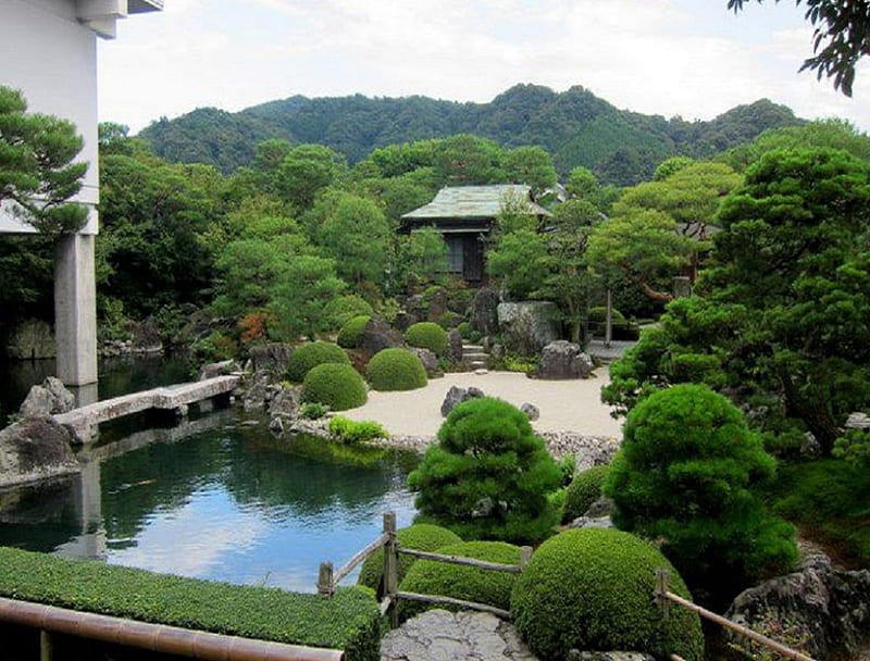 Japanese Garden, japan, japanese, zen, garden, nature, HD wallpaper
