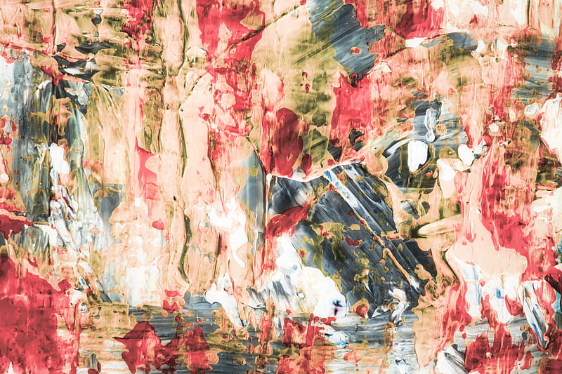 abstraction, paints, stains, multi-colored, HD wallpaper