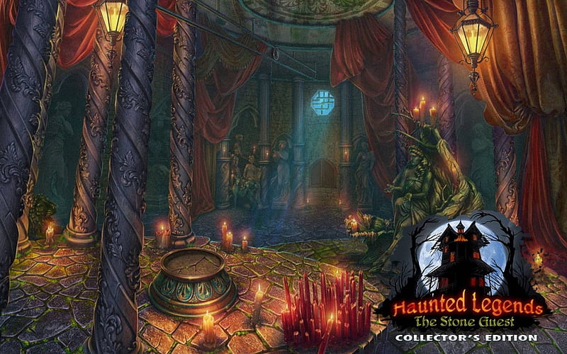 Haunted Legends 5 - The Stone Guest03, hidden object, cool, video games, puzzle, fun, HD wallpaper