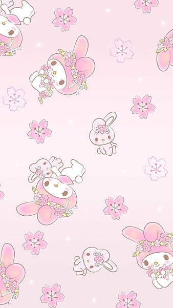 Hello, cute, girly, hello kitty, kawaii, pink, themes, HD phone wallpaper