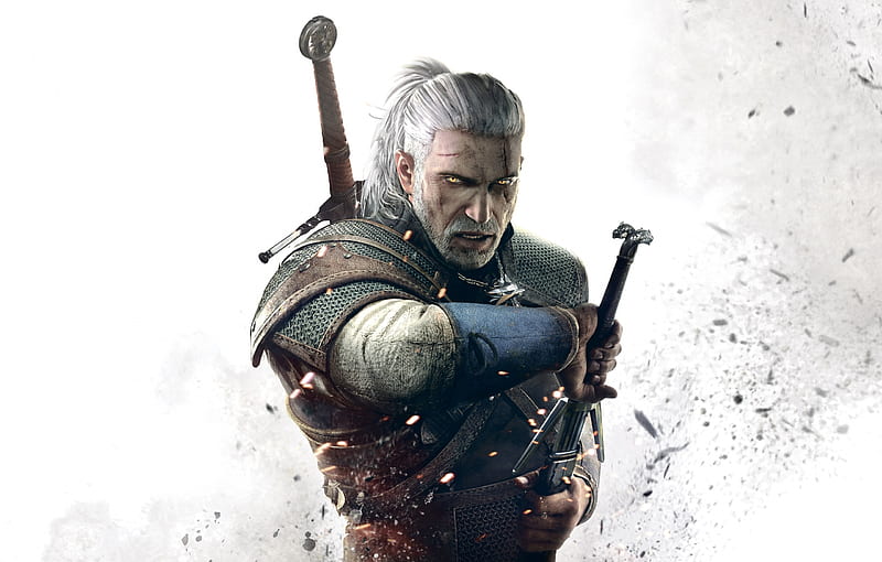 Geralt of Rivia Art, HD wallpaper