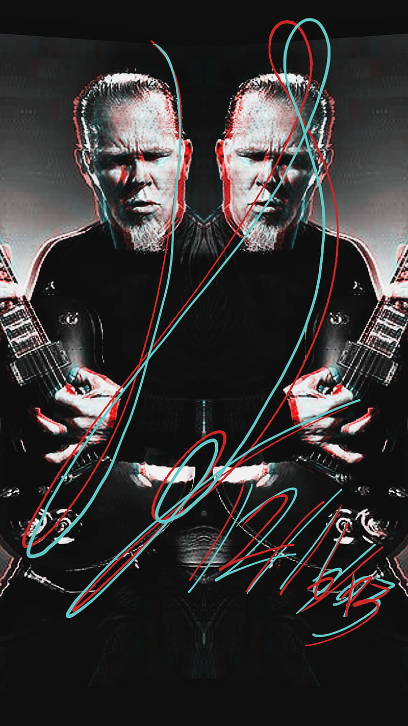Metallica, art, james hetfield, HD phone wallpaper