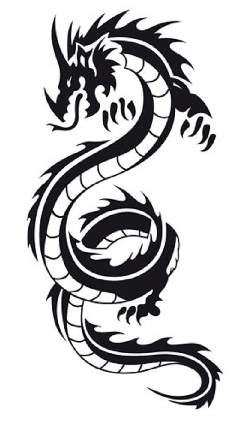 Dragon, tattoo, HD phone wallpaper