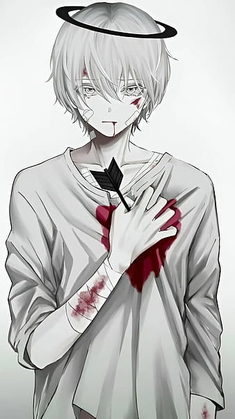 720x1208px, free download, Animeboy, anime, anime boy, animes, boy, fear,  man, sad, sad boy, HD phone wallpaper