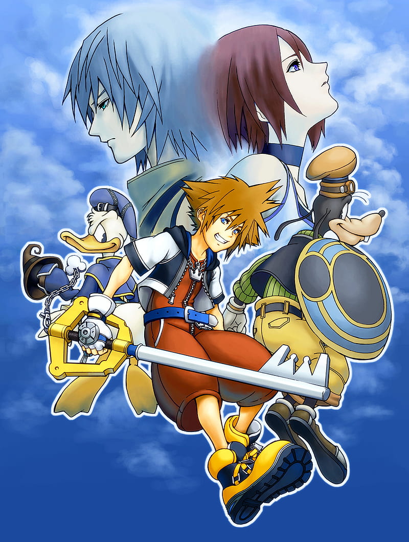 Kingdom Hearts, anime, HD phone wallpaper