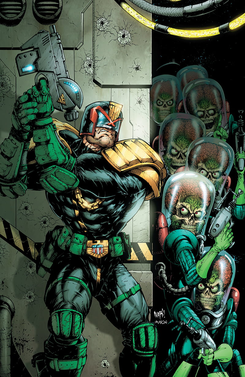 Judge Dredd Vs Kyle Asher in Rebellion/2000AD August 2023 Solicits