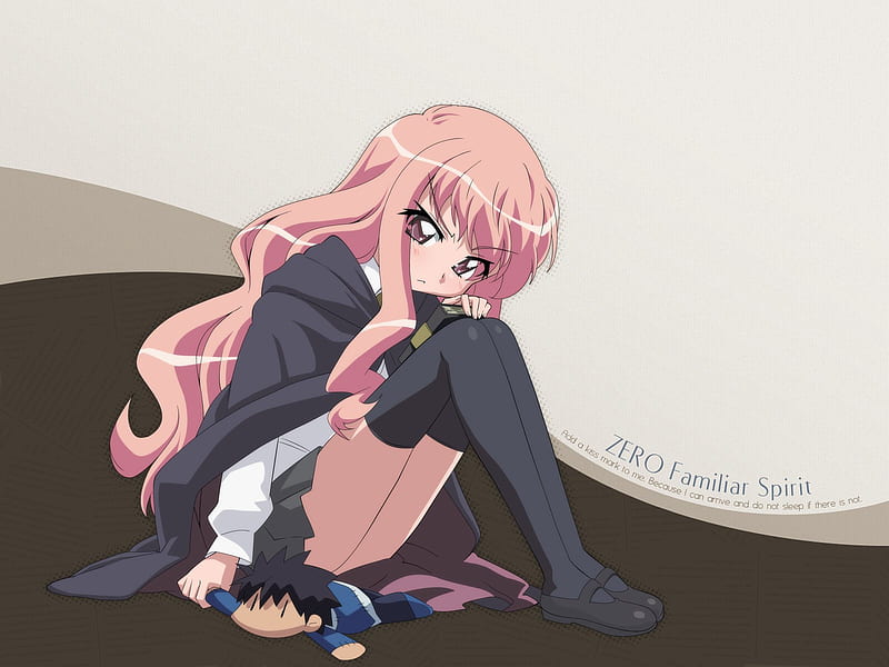 Zero Familiar Spirit, louise, zero no tsukaima, pink, anime, HD wallpaper