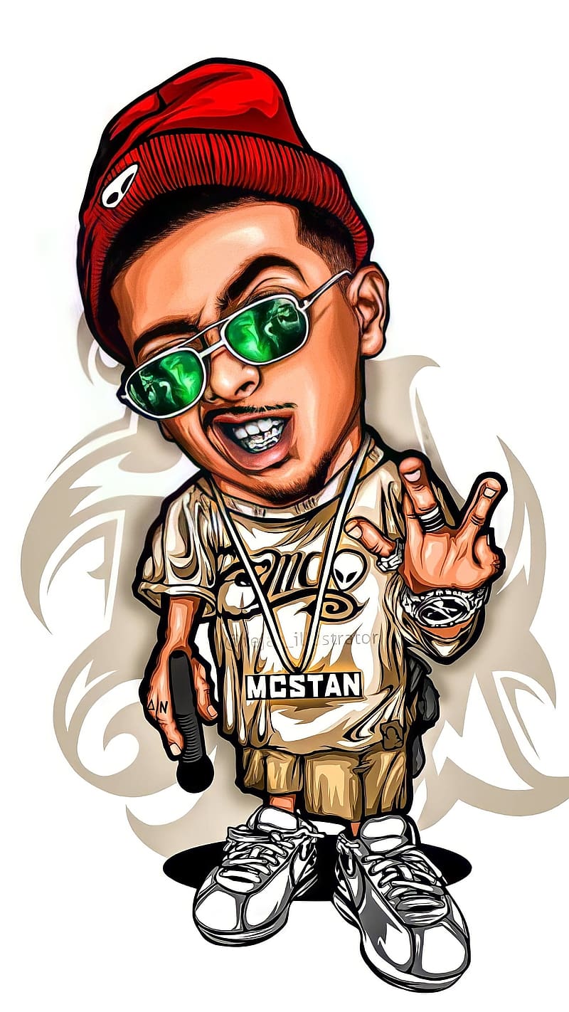 Mc Stan Best, Black Shirt, rapper, hip hop, HD phone wallpaper
