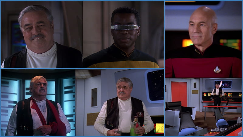 Star Trek: The Next Generation - Relics, Patrick Stewart, Star Trek, Scotty, LaForge, James Doohan, Relics, Levar Burton, HD wallpaper