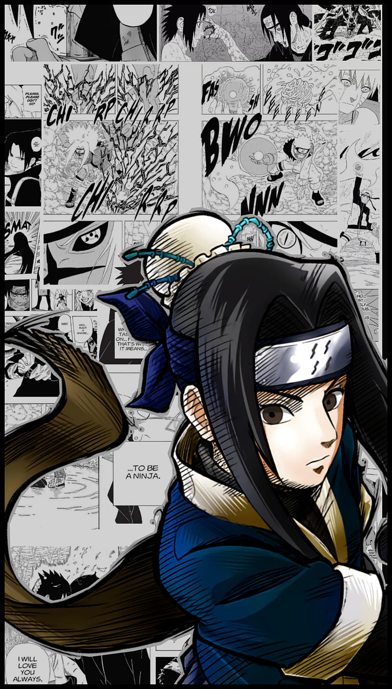 Haku ! Naruto, art, graph, HD phone wallpaper