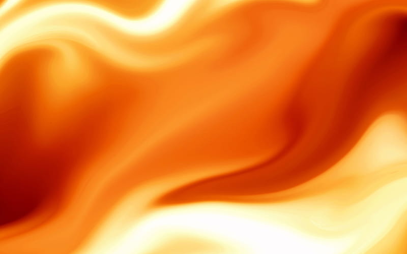 abstract waves, orange background, orange waves, creative, waves texture, waves background, abstract art, HD wallpaper