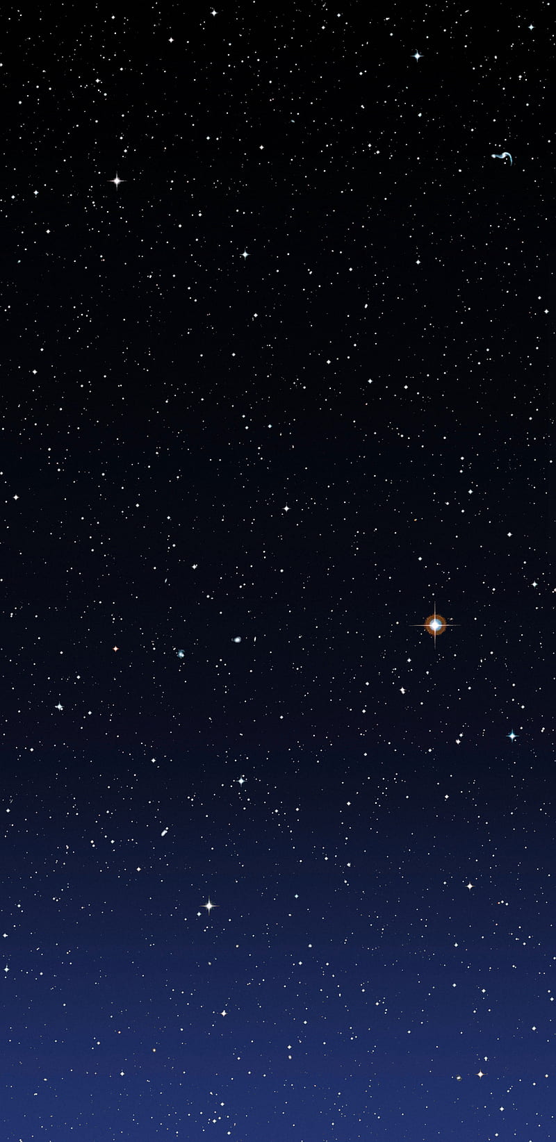 Blue Stars, gradient, space, star, HD phone wallpaper