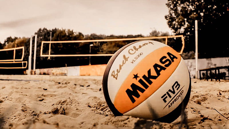 Black And White Of Volleyball Volleyball, HD wallpaper