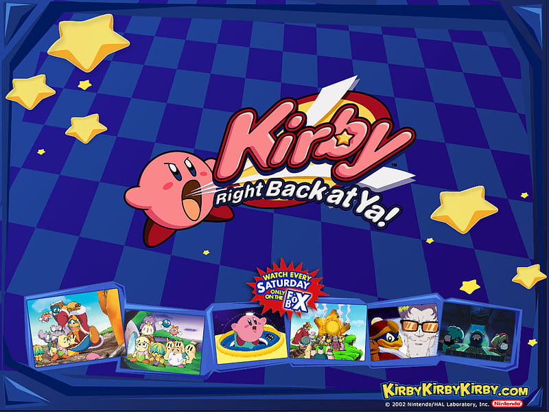kirby right back at ya!, pink puffball, kirby, HD wallpaper
