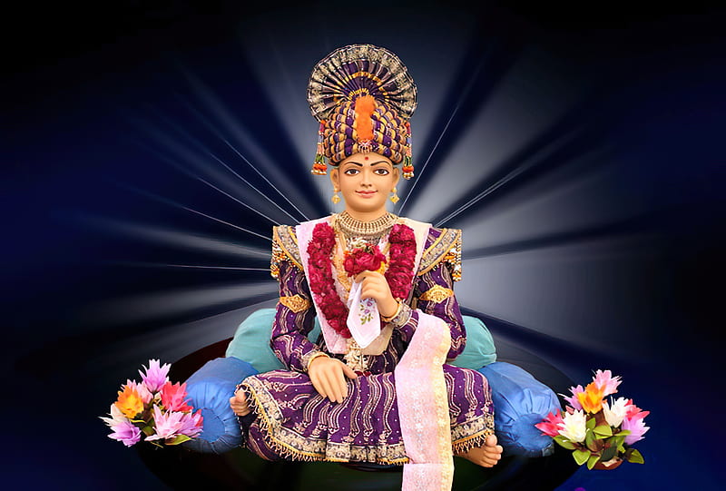 Swaminarayan, ghanshyam maharaj, god, king, lord, mulidham, shree hari,  shreeji, HD wallpaper | Peakpx