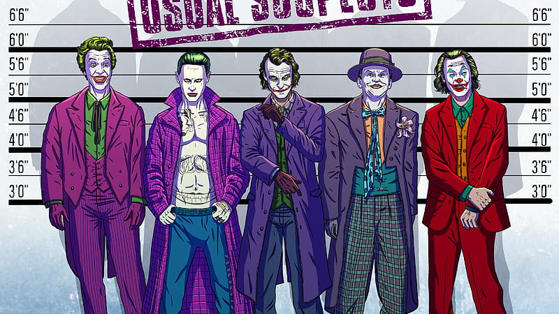 All Joker Generation , joker-movie, joker, superheroes, supervillain, artwork, HD wallpaper
