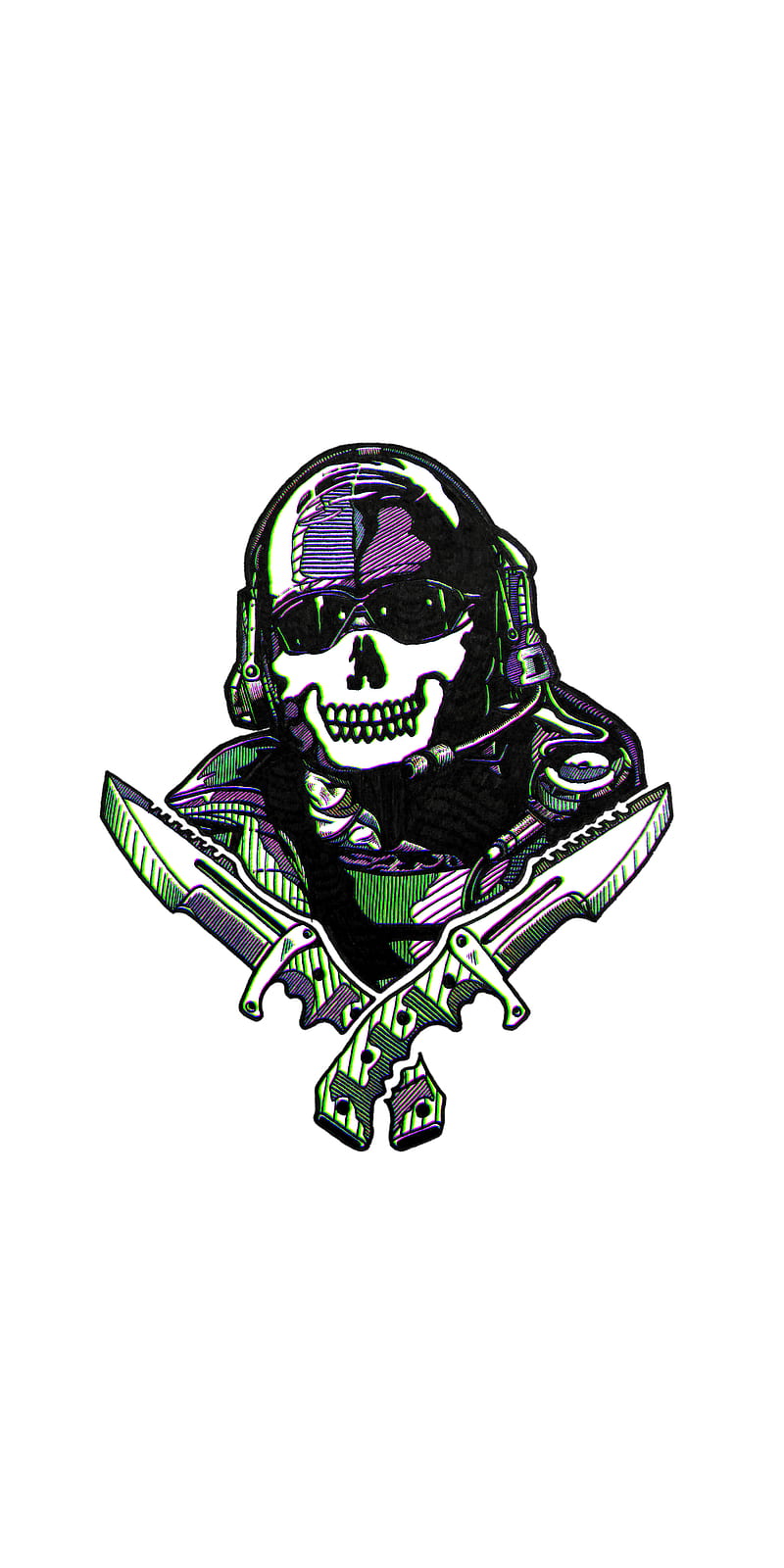Call Of Duty Ghost Drawing At Getdrawings - Ghost Call Of Duty Drawing, HD  Png Download , Transparent Png Image - PNGitem