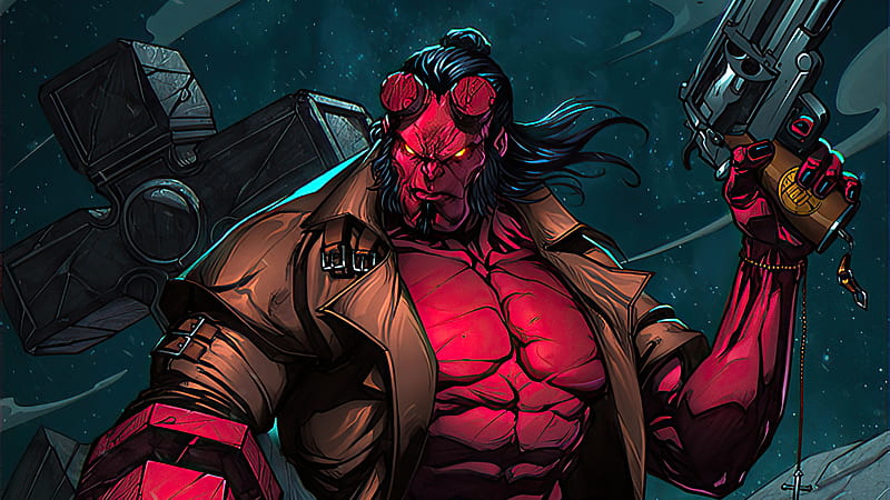 Hellboy New 2020, hellboy, superheroes, artwork, artist, artstation, HD wallpaper
