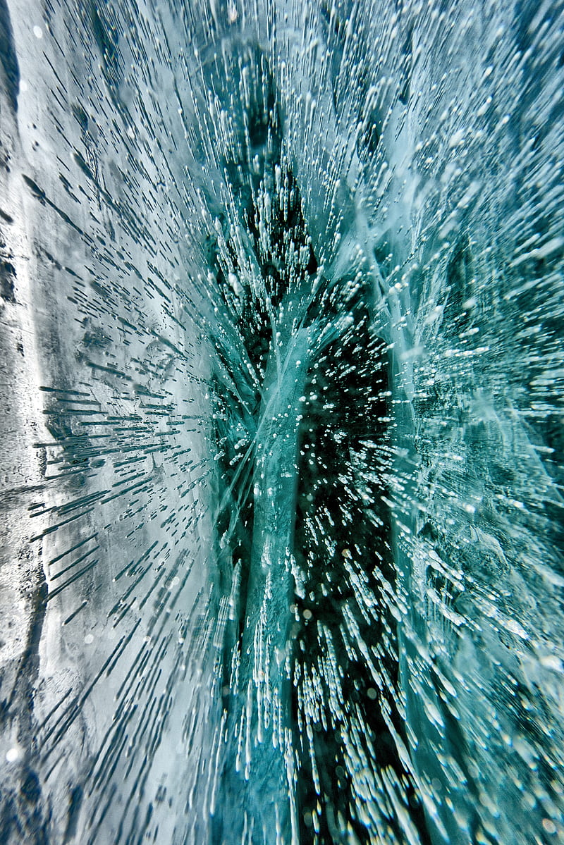 ice, structure, texture, frozen, HD phone wallpaper
