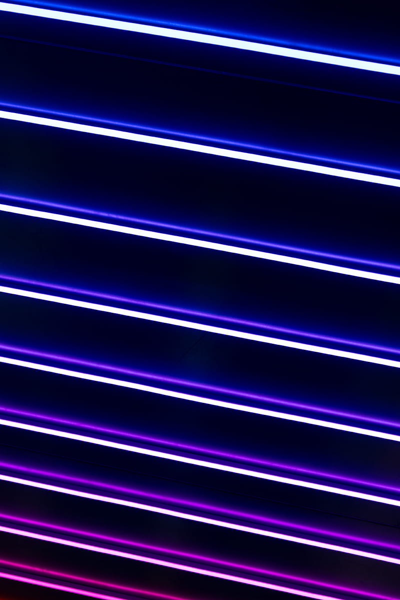 neon, lines, stripes, light, blue, HD phone wallpaper